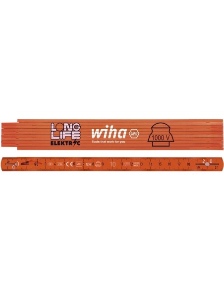 Metro plegable Longlife electric 2m