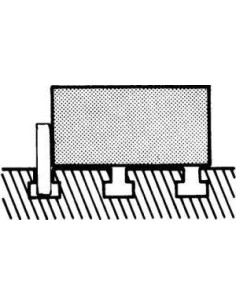 Par de topes paralelos 100x28,0x160mm AMF 2