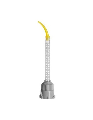 Mezclador corto acodado 70mm 10ud en bolsa para cartuchos de doble cámara50ml UHU