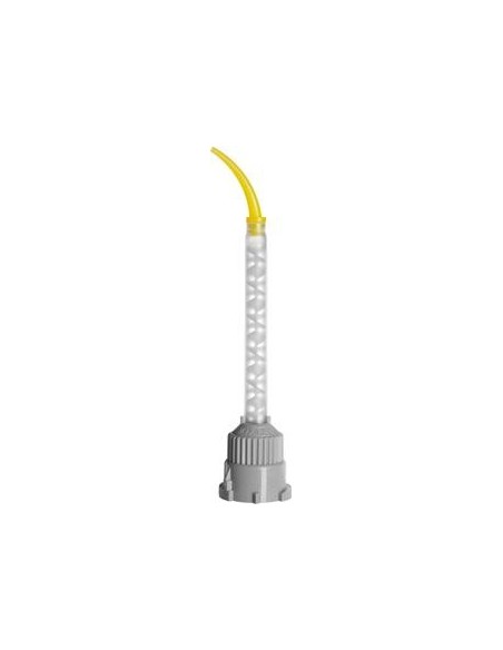 Mezclador corto acodado 70mm 10ud en bolsa para cartuchos de doble cámara50ml UHU