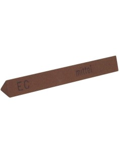Lima abrasiva de corindónpuro triangular 10x100mm medio Müller