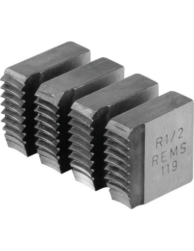 Cojinetes de terraja R 1/2 Rems rosca de tubo R cónica derecha ISO 7-1, EN 10226
