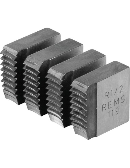 Cojinetes de terraja R 1/2 Rems rosca de tubo R cónica derecha ISO 7-1, EN 10226