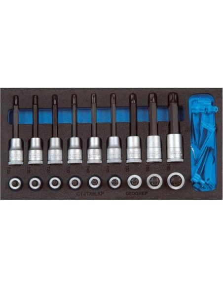 Módulo hta CT1/3 puntas de destornillador Torx GEDORE