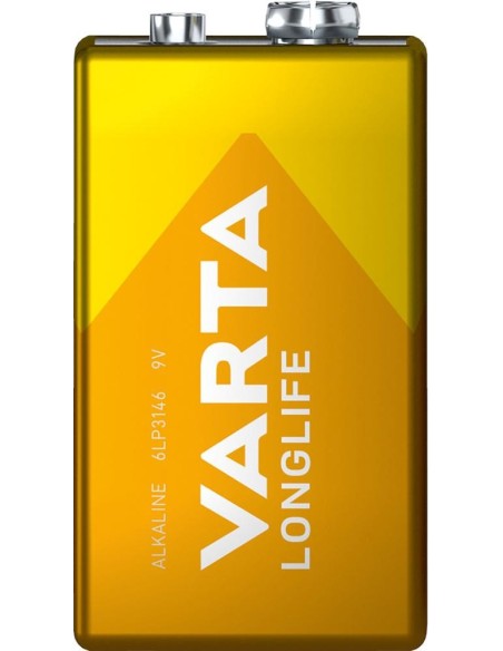 Bateria LONGLIFE 9V Bateria E-Block, de 1 Bli. Varta