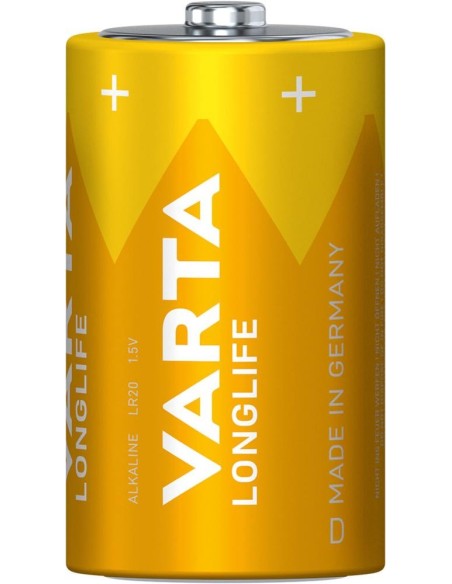 Pila LONGLIFE VARTA D blíster de 2