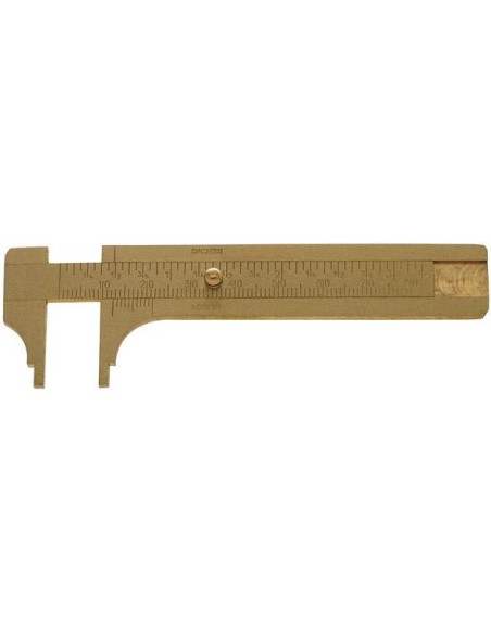 Pie de rey pequeño latón 80mm rebajado FORTIS