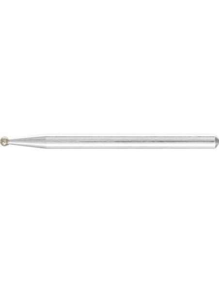 Barrita abrasiva diamanteD126 esférico 2x3mm Pferd
