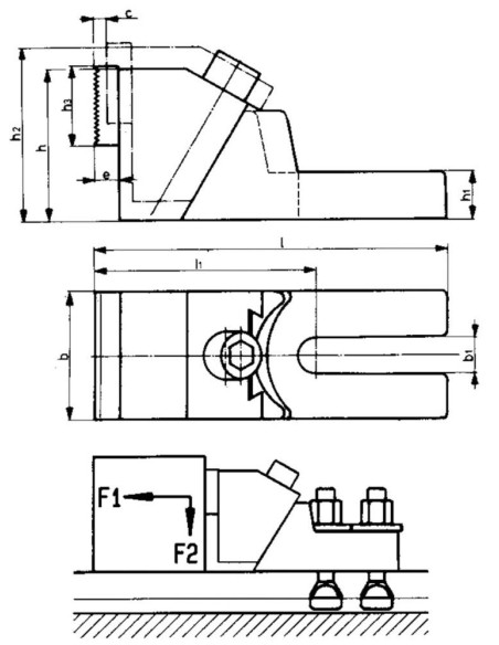 Mordaza sujeción estable 12-14-16-18mm AMF