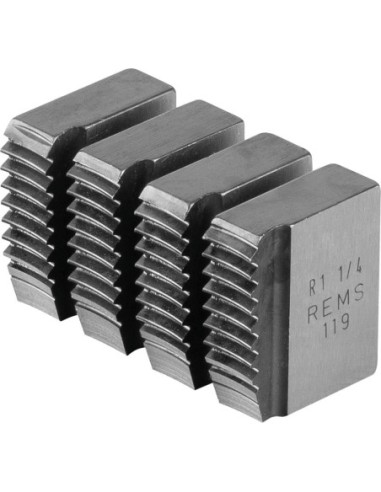 Cojinetes de terraja R 1 1/4 Rems rosca de tubo R cónica derecha ISO 7-1, EN 10226