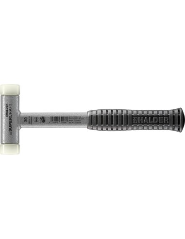 Martillo superficie blanda con mango de tubo de acero sin contragolpe 30mm HALDER
