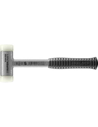 Martillo superficie blanda con mango de tubo de acero sin contragolpe 40mm HALDER
