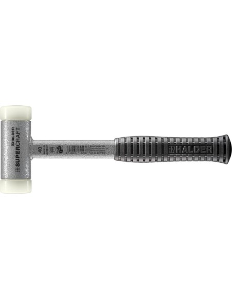 Martillo superficie blanda con mango de tubo de acero sin contragolpe 40mm HALDER