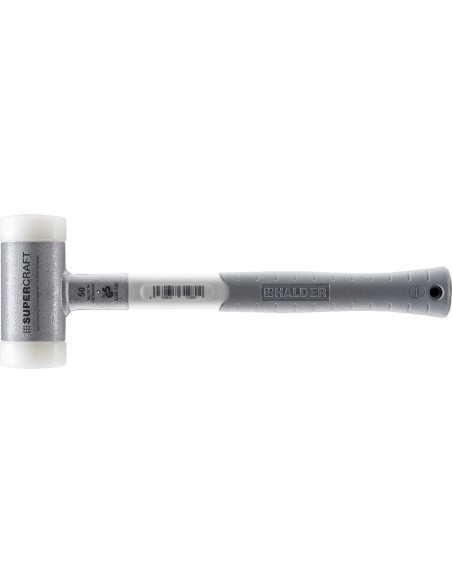 Martillo nylon SUPERCRAFT50mm sin contragolpe con mango 3 componentes HALDER