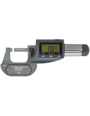 Micrómetro de exteriores electrónico-digital DIN 863 – IP54
