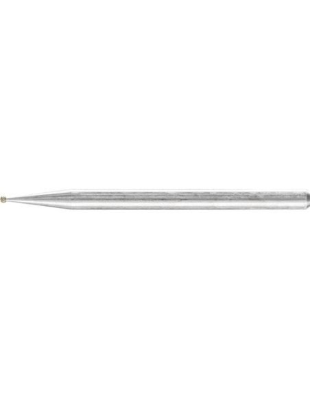 Barrita abrasiva diamanteD126 esférico 1x3mm Pferd