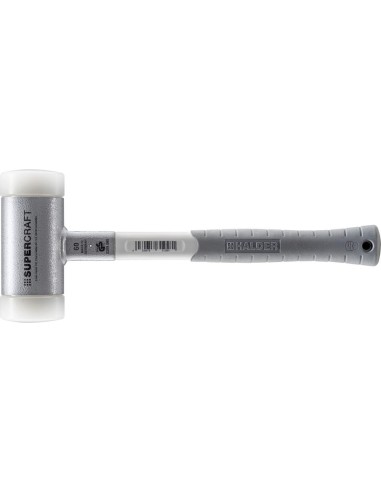 Martillo nylon SUPERCRAFT60mm sin contragolpe con mango 3 componentes HALDER