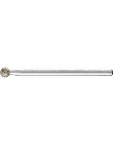 Barrita abrasiva diamanteD126 esférico 4x3mm Pferd