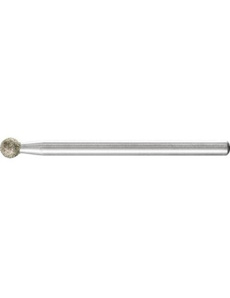 Barrita abrasiva diamanteD126 esférico 4x3mm Pferd