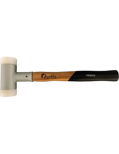 Martillo de superficie blanda 30mm con mango de nogal sin contragolpe FORTIS FORTIS