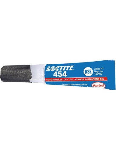 Pegamento instantáneo LOCTITE 454 tubo 3g Henkel