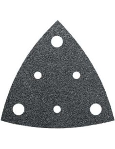 Hoja de lija triangular perforado, 80mm K40 Fein U.E.  5 unidades