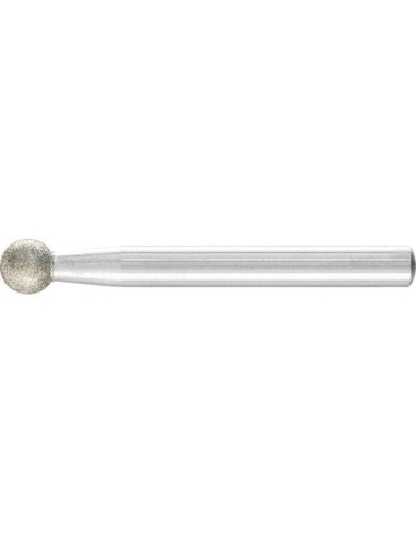 Barrita abrasiva diamanteD126 esférico 12x6mm Pferd
