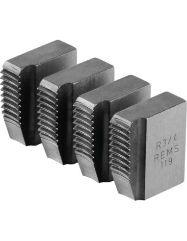 Cojinetes de terraja R 3/4 Rems rosca de tubo R cónica derecha ISO 7-1, EN 10226