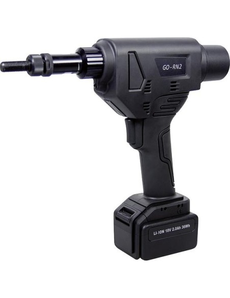 Remachadora p/tuerca rem.ciego a batería GO-RN 2 maletín 2Ah 36W 2x bat.y cargador M8-12 Goebel