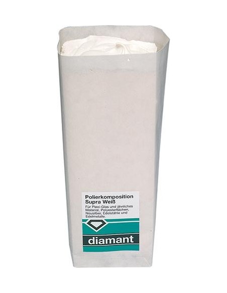 Pasta abrasiva y para pulir 900g supra blanco Diamante