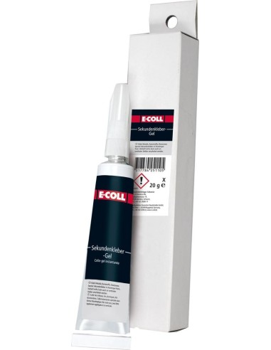 Pegamento instantáneo en gel 20g E-COLL