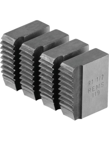Cojinetes de terraja R 1 1/2 Rems rosca de tubo R cónica derecha ISO 7-1, EN 10226