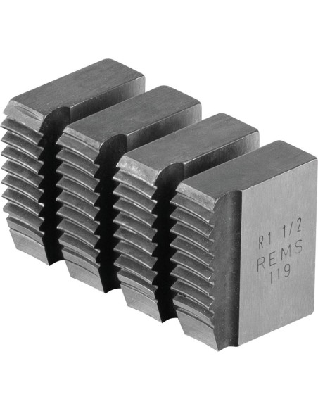 Cojinetes de terraja R 1 1/2 Rems rosca de tubo R cónica derecha ISO 7-1, EN 10226