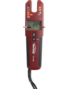 Detector de tensión TV 230 con función de pinza Testboy
