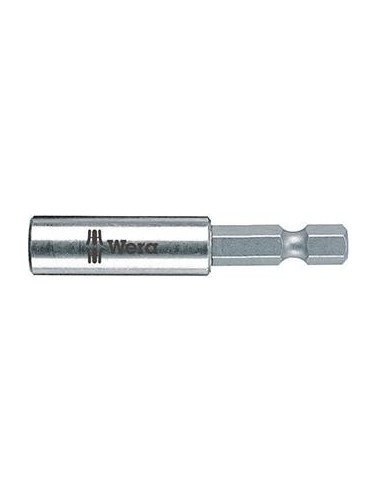 Portapuntas c/ imán 1/4 1/4 hexagonal 75mm Wera