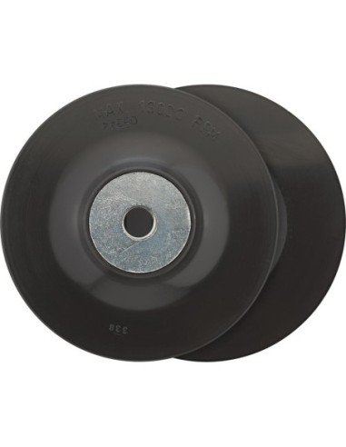 Plato apoyo goma M14 115mm