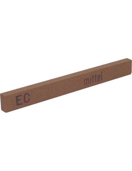Lima abrasiva de corindónpuro plana 10x5x100mm fino Müller