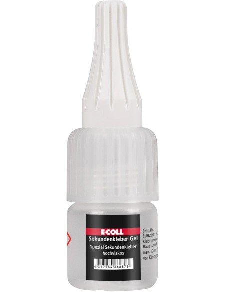 Pegamento instantáneo en gel frasco de 5g E-COLL