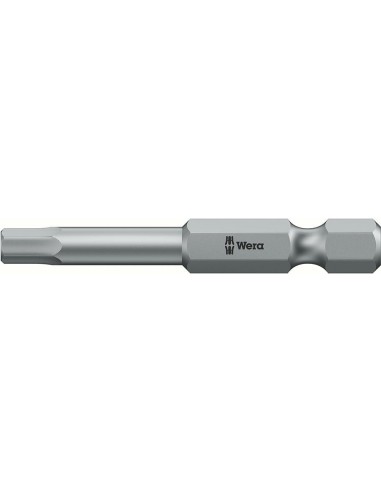 Punta dureza tenaz 1/4 DIN3126E6,3 hembra hexagonal 2,5x50mm Wera