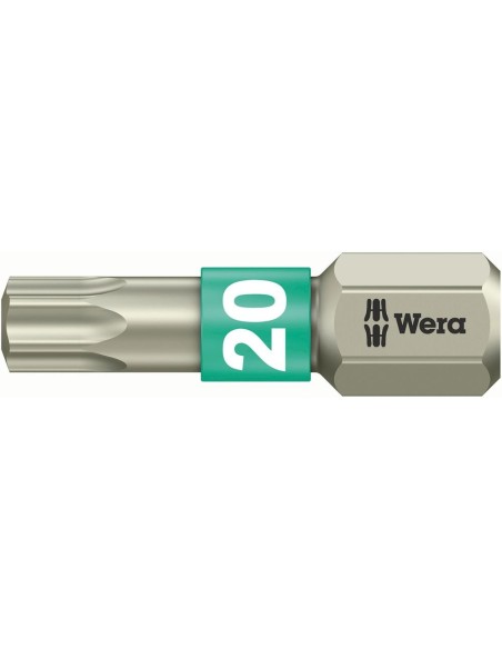 Punta inoxidable 1/4 DIN3126C6,3 T20x25mm Wera