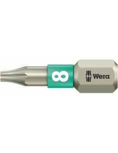 Punta inoxidable 1/4 DIN3126C6,3 T8x25mm Wera