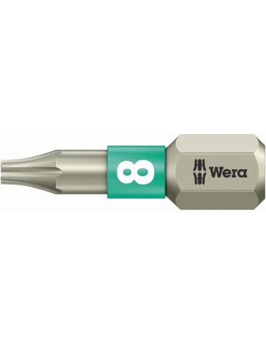 Punta inoxidable 1/4 DIN3126C6,3 T8x25mm Wera