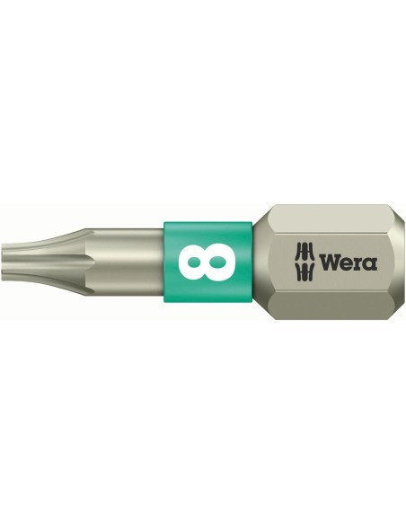 Punta inoxidable 1/4 DIN3126C6,3 T8x25mm Wera