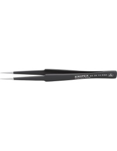 Pinza ESD US punta aguda 135mm negro KNIPEX