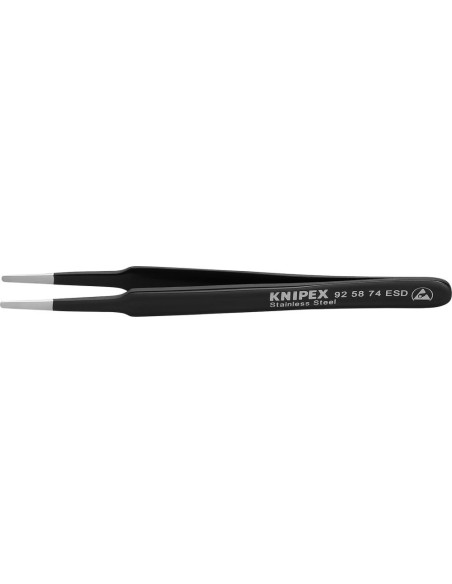 Pinza ESD redonda 120mm 2mm negro KNIPEX