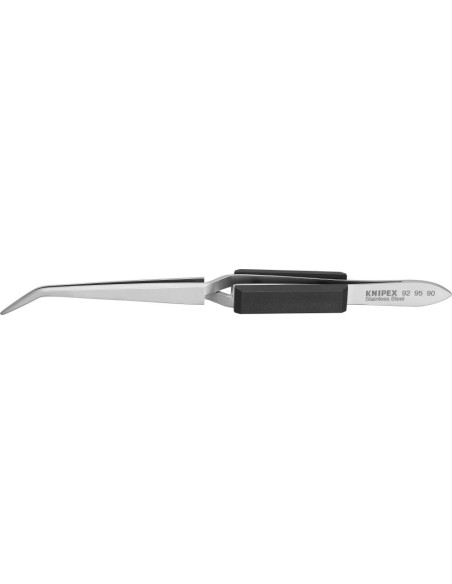 Pinza cruzada puntiaguda curvada niquelada 160mm KNIPEX