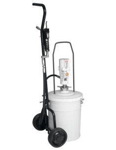 PAQUETE MÓVIL DE BOMBA NEUMÁTICA PUMPMASTER 3 - 55:1 PARA GRASA, BIDÓN 12,5 - 18 KG