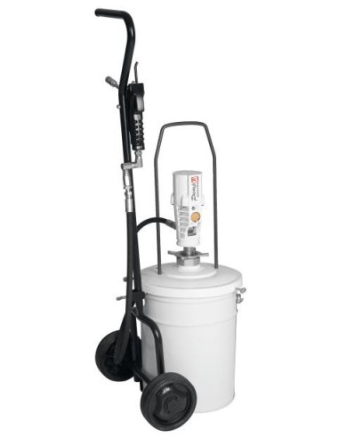 PAQUETE MÓVIL DE BOMBA NEUMÁTICA PUMPMASTER 3 - 55:1 PARA GRASA, BIDÓN 12,5 - 18 KG