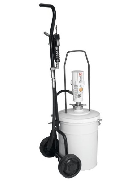PAQUETE MÓVIL DE BOMBA NEUMÁTICA PUMPMASTER 3 - 55:1 PARA GRASA, BIDÓN 12,5 - 18 KG