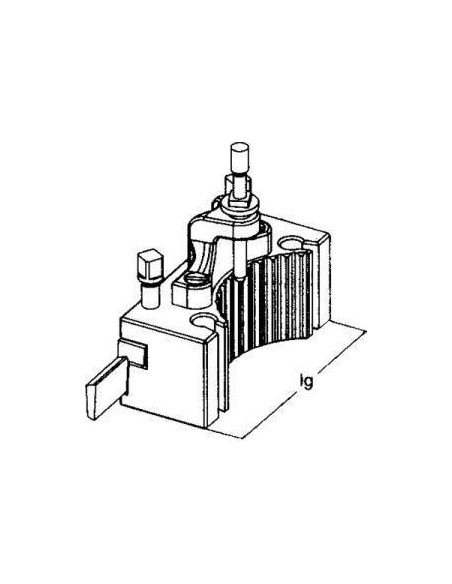 Portaherramientas para tronzado talla B SRW